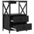 Dulap de noapte Stejar Negru 40 x 31 x 60 cm Lemn compozit GartenMobel Dekor