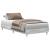 Cadru de pat sonoma gri 90 x 200 cm Lemn compozit GartenMobel Dekor