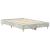 Cadru de pat Gri beton 120 x 190 cm Lemn compozit GartenMobel Dekor