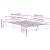 Cadru de pat sonoma gri 120 x 190 cm Lemn compozit GartenMobel Dekor