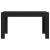Masă de dining Stejar Negru 140 x 74,5 x 76 cm poliratan GartenMobel Dekor
