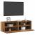Dulap TV de perete Pe perete 2 pcs Lemn Vechi 100 x 30 x 30 cm GartenMobel Dekor