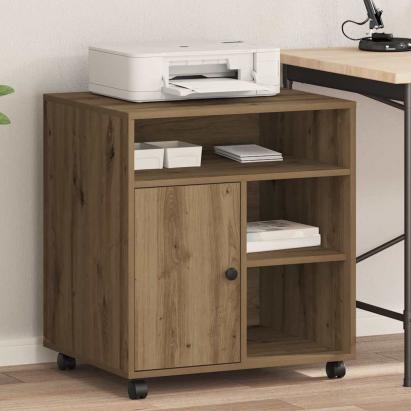 Suport pentru imprimantă stejar artizanal 60 x 50 x 67 cm GartenMobel Dekor