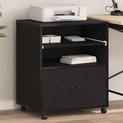 Suport pentru imprimantă Stejar Negru 60 x 48 x 74 cm GartenMobel Dekor