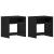 Noptiere 2 buc stejar negru 40x30x40 cm lemn de stratificat GartenMobel Dekor