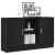 Bufet Stejar Negru 120 x 30,5 x 70 cm Lemn compozit GartenMobel Dekor