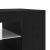 Cabinet TV Stejar Negru 135 x 39 x 30 cm Lemn compozit GartenMobel Dekor