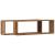 Raft de Perete 2 pcs Lemn vechi 80 x 15 x 26 cm Lemn compozit GartenMobel Dekor