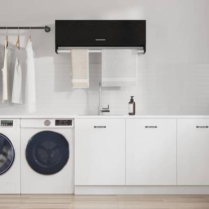 Dulap cu sertar Stejar Negru 100 x 32,5 x 35 cm Lemn compozit GartenMobel Dekor