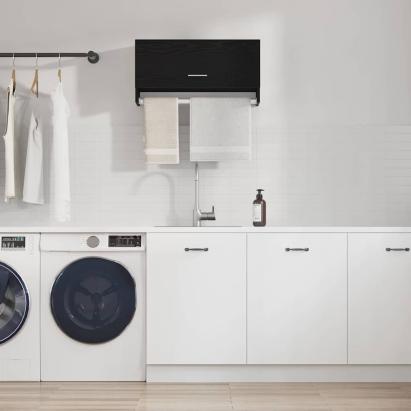 Dulap cu sertar Stejar Negru 70 x 32,5 x 35 cm Lemn compozit GartenMobel Dekor