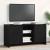 Cabinet TV Stejar Negru 102 x 37,5 x 52,5 cm Lemn compozit GartenMobel Dekor