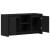 Cabinet TV Stejar Negru 102 x 37,5 x 52,5 cm Lemn compozit GartenMobel Dekor