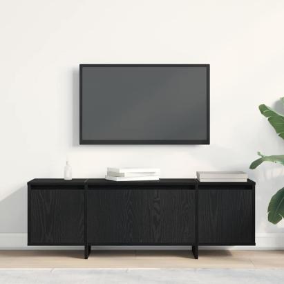 Cabinet TV Stejar Negru 120 x 30 x 40,5 cm Lemn compozit GartenMobel Dekor