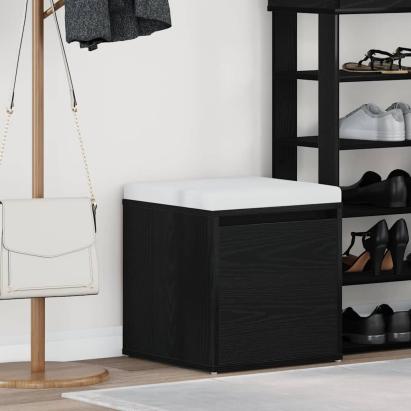 Comodă cu sertare Stejar Negru 40,5 x 40 x 40 cm Lemn compozit GartenMobel Dekor