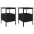 Dulap de noapte cu sertar 2 pcs Stejar Negru 34 x 36 x 50 cm GartenMobel Dekor
