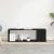 Set comodă TV Pe perete Negru 100 x 24 x 63 cm Lemn compozit GartenMobel Dekor