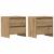 Dulap de noapte 2 pcs Stejar Artizanal 45 x 34 x 44,5 cm GartenMobel Dekor