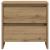 Dulap de noapte 2 pcs Stejar Artizanal 45 x 34 x 44,5 cm GartenMobel Dekor