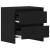 Dulap de noapte cu sertar 2 pcs Stejar Negru 45 x 34 x 44,5 cm GartenMobel Dekor