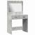 Birou de Toaletă Gri beton 78,5 x 41 x 135 cm Lemn compozit GartenMobel Dekor