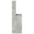 Bufet cu sertar Gri beton 40 x 41 x 135 cm Lemn compozit GartenMobel Dekor
