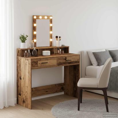 Masă de Machiaj cu sertar Maro 100 x 41 x 140 cm Lemn compozit GartenMobel Dekor