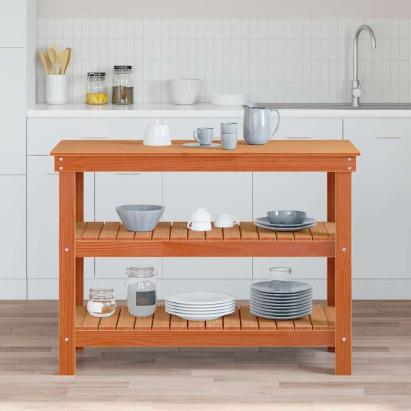 Banc de lucru Maro ceruit 110,5 x 50 x 80 cm Lemn masiv de pin GartenMobel Dekor