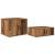 Dulap de depozitare 2 pcs Lemn vechi 103 x 41 x 40 cm GartenMobel Dekor