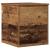 Cutie de depozitare Lemn Vechi 40 x 42 x 46 cm Lemn compozit GartenMobel Dekor
