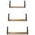 Set rafturi de perete 3 pcs stejar artizanal 37 x 12 x 13 cm GartenMobel Dekor