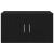 Dulap de perete Stejar negru 70 x 42.5 x 40 cm Lemn compozit GartenMobel Dekor