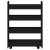 Trolley pentru Depozitare Îngust Stejar Negru 60 x 20 x 82 cm GartenMobel Dekor