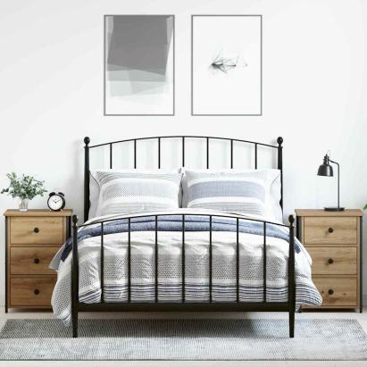 Dulap de noapte cu sertar Maro Lemn recuperat masiv GartenMobel Dekor