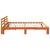 Cadru de pat Maroniu cerat 180 x 200 cm Lemn de pin masiv GartenMobel Dekor