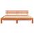 Cadru de pat Maroniu cerat 180 x 200 cm Lemn de pin masiv GartenMobel Dekor