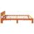 Cadru de pat Maroniu cerat 180 x 200 cm Lemn de pin masiv GartenMobel Dekor