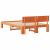 Cadru de pat Maroniu cerat 120 x 190 cm Lemn de pin masiv GartenMobel Dekor