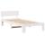 Cadru de pat cu headboard Alb 90 x 200 cm Lemn de pin masiv GartenMobel Dekor