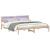 Cadru de pat cu headboard Maro 180 x 200 cm Lemn de pin masiv GartenMobel Dekor