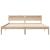 Cadru de pat cu headboard Maro 180 x 200 cm Lemn de pin masiv GartenMobel Dekor