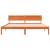 Cadru de pat Maroniu cerat 180 x 200 cm Lemn de pin masiv GartenMobel Dekor