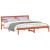 Cadru de pat Maroniu cerat 180 x 200 cm Lemn de pin masiv GartenMobel Dekor