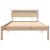 Cadru de pat cu headboard Maro 90 x 190 cm Lemn de pin masiv GartenMobel Dekor