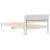 Cadru de pat cu headboard Alb 90 x 190 cm Lemn de pin masiv GartenMobel Dekor