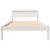 Cadru de pat cu headboard Alb 90 x 190 cm Lemn de pin masiv GartenMobel Dekor