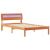 Cadru de pat Maroniu cerat 90 x 190 cm Lemn de pin masiv GartenMobel Dekor