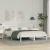 Cadru de pat cu headboard Alb 140 x 200 cm Lemn de pin masiv GartenMobel Dekor