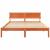 Cadru de pat Maroniu cerat 140 x 200 cm Lemn de pin masiv GartenMobel Dekor