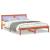 Cadru de pat Maroniu cerat 140 x 200 cm Lemn de pin masiv GartenMobel Dekor