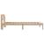 Cadru de pat cu headboard Maro 100 x 200 cm Lemn de pin masiv GartenMobel Dekor